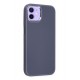 Newface iPhone 12 Kılıf Asya Deri Silikon - Mor Newface iPhone 12 Kılıf Asya Deri Silikon - Mor