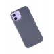 Newface iPhone 12 Kılıf Asya Deri Silikon - Mor Newface iPhone 12 Kılıf Asya Deri Silikon - Mor