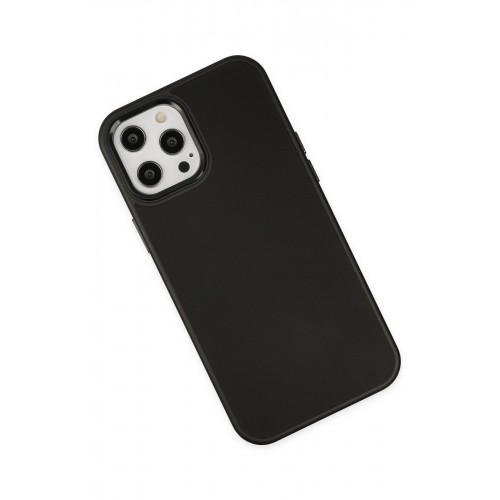 Newface iPhone 12 Pro Kılıf Asya Deri Silikon - Siyah Newface iPhone 12 Pro Kılıf Asya Deri Silikon - Siyah