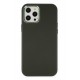 Newface iPhone 12 Pro Kılıf Asya Deri Silikon - Koyu Yeşil Newface iPhone 12 Pro Kılıf Asya Deri Silikon - Koyu Yeşil