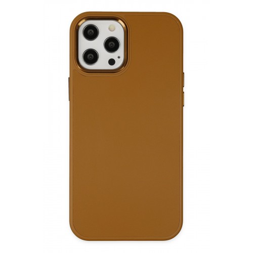Newface iPhone 12 Pro Kılıf Asya Deri Silikon - Kahverengi Newface iPhone 12 Pro Kılıf Asya Deri Silikon - Kahverengi
