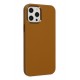 Newface iPhone 12 Pro Kılıf Asya Deri Silikon - Kahverengi Newface iPhone 12 Pro Kılıf Asya Deri Silikon - Kahverengi