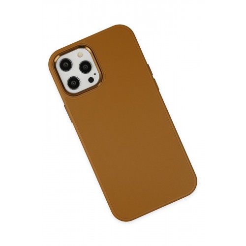 Newface iPhone 12 Pro Kılıf Asya Deri Silikon - Kahverengi Newface iPhone 12 Pro Kılıf Asya Deri Silikon - Kahverengi