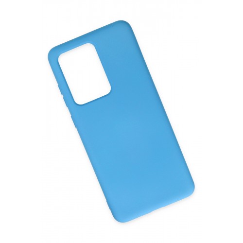 Newface Samsung Galaxy S20 Ultra Kılıf Nano içi Kadife Silikon - Mavi Newface Samsung Galaxy S20 Ultra Kılıf Nano içi Kadife Silikon - Mavi