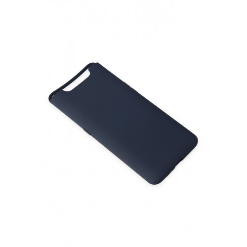 Newface Samsung Galaxy A80 Kılıf Nano içi Kadife Silikon - Lacivert Newface Samsung Galaxy A80 Kılıf Nano içi Kadife Silikon - Lacivert