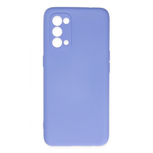 Newface Oppo Reno 5 Kılıf Nano içi Kadife Silikon - Lila Newface Oppo Reno 5 Kılıf Nano içi Kadife Silikon - Lila