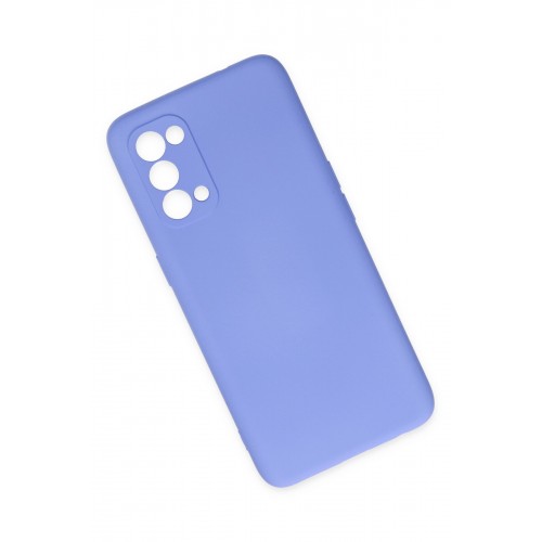 Newface Oppo Reno 5 Kılıf Nano içi Kadife Silikon - Lila Newface Oppo Reno 5 Kılıf Nano içi Kadife Silikon - Lila