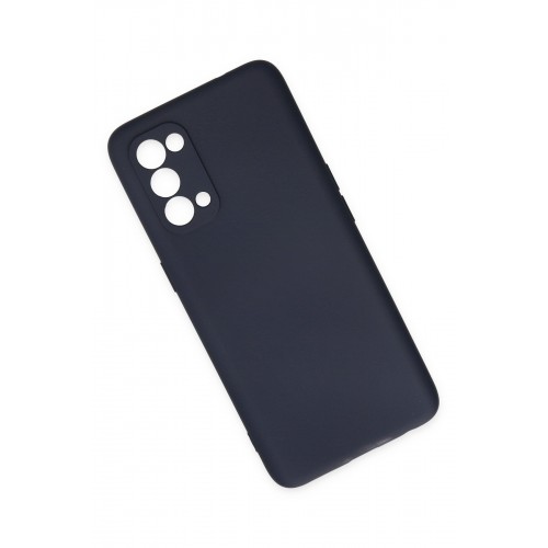Newface Oppo Reno 5 Kılıf Nano içi Kadife Silikon - Lacivert Newface Oppo Reno 5 Kılıf Nano içi Kadife Silikon - Lacivert