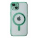 Newface iPhone 14 Plus Kılıf Magneticsafe Lazer Silikon - Haki Yeşil Newface iPhone 14 Plus Kılıf Magneticsafe Lazer Silikon - Haki Yeşil