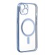 Newface iPhone 14 Plus Kılıf Magneticsafe Lazer Silikon - Sierra Blue
