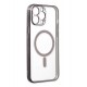 Newface iPhone 14 Pro Max Kılıf Magneticsafe Lazer Silikon - Siyah Newface iPhone 14 Pro Max Kılıf Magneticsafe Lazer Silikon - Siyah