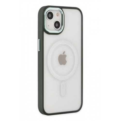 Newface iPhone 14 Kılıf Room Magneticsafe Silikon - Köknar Yeşili Newface iPhone 14 Kılıf Room Magneticsafe Silikon - Köknar Yeşili