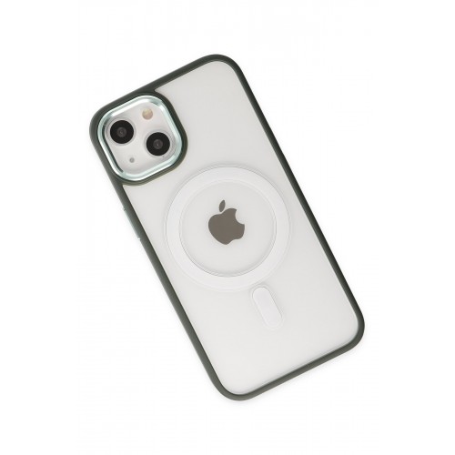 Newface iPhone 14 Kılıf Room Magneticsafe Silikon - Köknar Yeşili Newface iPhone 14 Kılıf Room Magneticsafe Silikon - Köknar Yeşili
