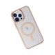 Newface iPhone 14 Pro Kılıf Room Magneticsafe Silikon - Pudra Newface iPhone 14 Pro Kılıf Room Magneticsafe Silikon - Pudra