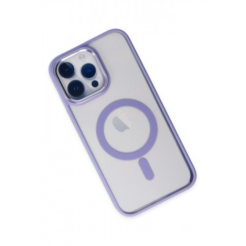 Newface iPhone 14 Pro Kılıf Room Magneticsafe Silikon - Lila Newface iPhone 14 Pro Kılıf Room Magneticsafe Silikon - Lila