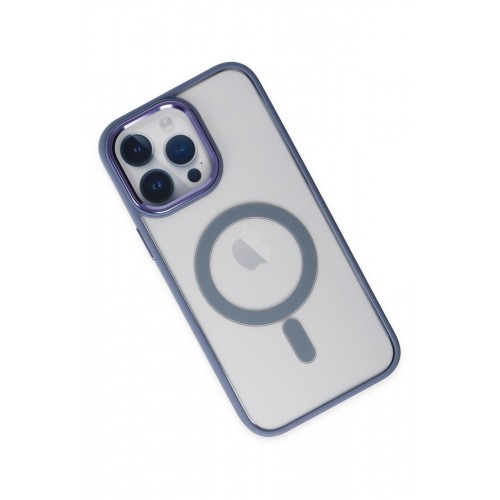 Newface iPhone 14 Pro Max Kılıf Room Magneticsafe Silikon - Sierra Blue Newface iPhone 14 Pro Max Kılıf Room Magneticsafe Silikon - Sierra Blue