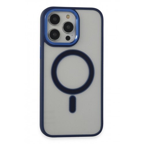 Newface iPhone 14 Pro Max Kılıf Room Magneticsafe Silikon - Lacivert Newface iPhone 14 Pro Max Kılıf Room Magneticsafe Silikon - Lacivert