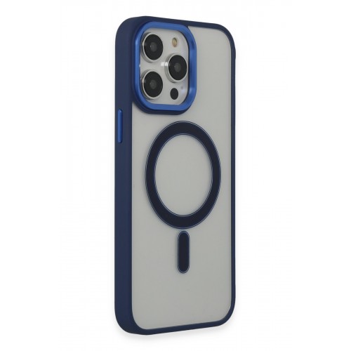 Newface iPhone 14 Pro Max Kılıf Room Magneticsafe Silikon - Lacivert Newface iPhone 14 Pro Max Kılıf Room Magneticsafe Silikon - Lacivert