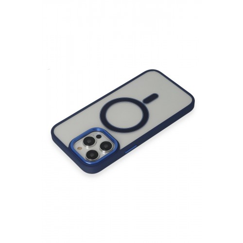 Newface iPhone 14 Pro Max Kılıf Room Magneticsafe Silikon - Lacivert Newface iPhone 14 Pro Max Kılıf Room Magneticsafe Silikon - Lacivert