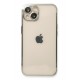 Newface iPhone 14 Kılıf Razer Lensli Silikon - Gümüş Newface iPhone 14 Kılıf Razer Lensli Silikon - Gümüş