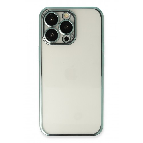 Newface iPhone 14 Pro Kılıf Razer Lensli Silikon - Yeşil Newface iPhone 14 Pro Kılıf Razer Lensli Silikon - Yeşil