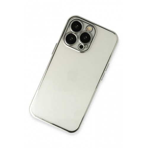 Newface iPhone 14 Pro Max Kılıf Razer Lensli Silikon - Gümüş Newface iPhone 14 Pro Max Kılıf Razer Lensli Silikon - Gümüş