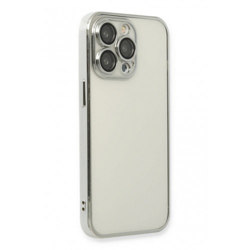 Newface iPhone 14 Pro Max Kılıf Razer Lensli Silikon - Gümüş Newface iPhone 14 Pro Max Kılıf Razer Lensli Silikon - Gümüş