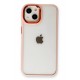 Newface iPhone 14 Plus Kılıf Dora Kapak - Pudra Newface iPhone 14 Plus Kılıf Dora Kapak - Pudra