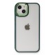 Newface iPhone 14 Plus Kılıf Dora Kapak - Haki Yeşil