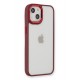 Newface iPhone 14 Plus Kılıf Dora Kapak - Kırmızı Newface iPhone 14 Plus Kılıf Dora Kapak - Kırmızı