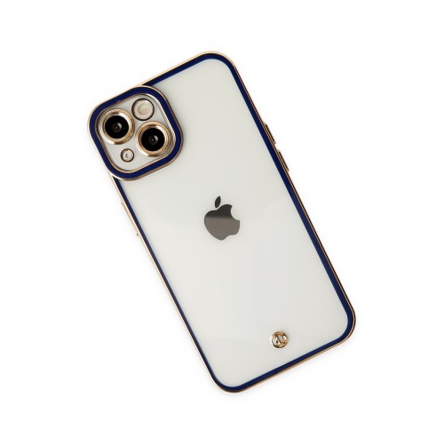 Newface iPhone 14 Plus Kılıf Liva Lens Silikon - Mavi Newface iPhone 14 Plus Kılıf Liva Lens Silikon - Mavi