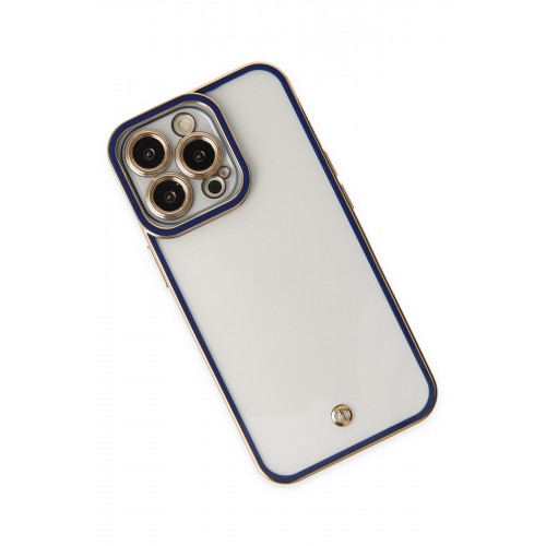 Newface iPhone 14 Pro Kılıf Liva Lens Silikon - Mavi Newface iPhone 14 Pro Kılıf Liva Lens Silikon - Mavi
