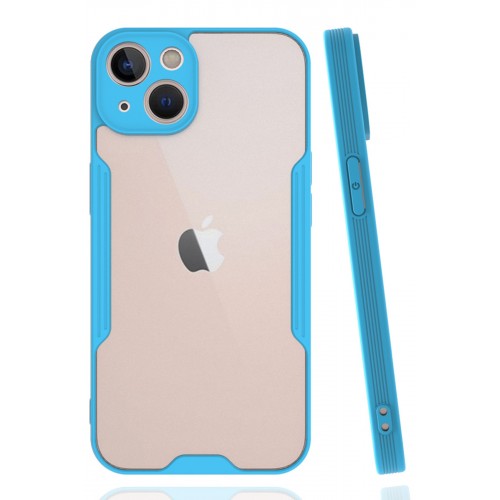 Newface iPhone 14 Plus Kılıf Platin Silikon - Mavi Newface iPhone 14 Plus Kılıf Platin Silikon - Mavi