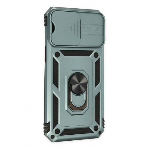 Newface iPhone 14 Pro Kılıf Pars Lens Yüzüklü Silikon - Yeşil Newface iPhone 14 Pro Kılıf Pars Lens Yüzüklü Silikon - Yeşil