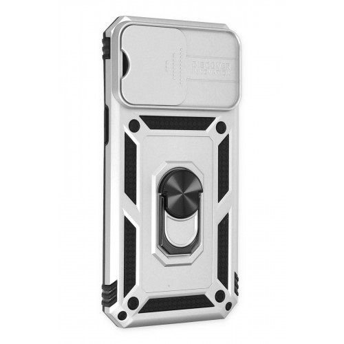Newface iPhone 14 Pro Kılıf Pars Lens Yüzüklü Silikon - Gümüş Newface iPhone 14 Pro Kılıf Pars Lens Yüzüklü Silikon - Gümüş