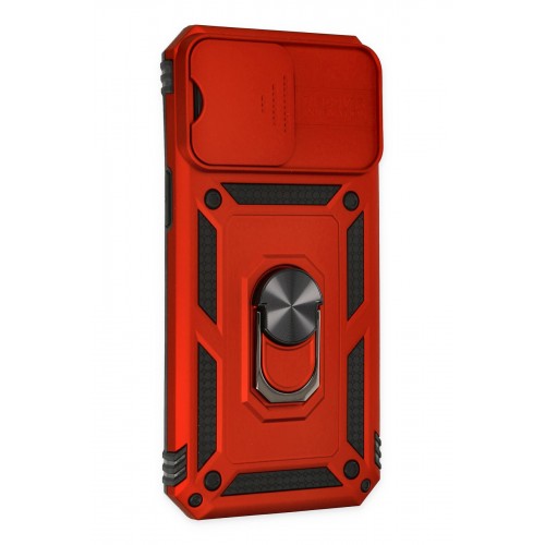 Newface iPhone 14 Pro Max Kılıf Pars Lens Yüzüklü Silikon - Kırmızı Newface iPhone 14 Pro Max Kılıf Pars Lens Yüzüklü Silikon - Kırmızı