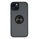 Newface iPhone 14 Kılıf Montreal Yüzüklü Silikon Kapak - Siyah Newface iPhone 14 Kılıf Montreal Yüzüklü Silikon Kapak - Siyah