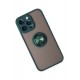 Newface iPhone 14 Pro Kılıf Montreal Yüzüklü Silikon Kapak - Yeşil Newface iPhone 14 Pro Kılıf Montreal Yüzüklü Silikon Kapak - Yeşil