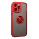 Newface iPhone 14 Pro Kılıf Montreal Yüzüklü Silikon Kapak - Kırmızı Newface iPhone 14 Pro Kılıf Montreal Yüzüklü Silikon Kapak - Kırmızı