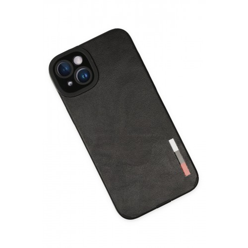 Newface iPhone 14 Kılıf Loop Deri Silikon - Siyah Newface iPhone 14 Kılıf Loop Deri Silikon - Siyah
