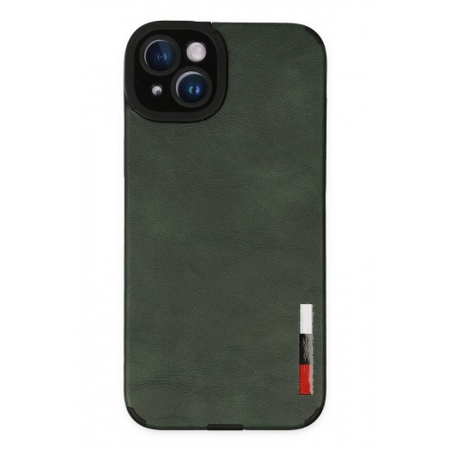 Newface iPhone 14 Kılıf Loop Deri Silikon - Yeşil Newface iPhone 14 Kılıf Loop Deri Silikon - Yeşil