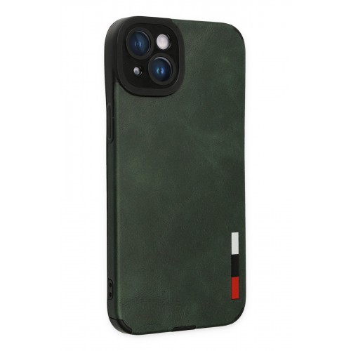 Newface iPhone 14 Kılıf Loop Deri Silikon - Yeşil Newface iPhone 14 Kılıf Loop Deri Silikon - Yeşil