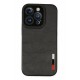 Newface iPhone 14 Pro Kılıf Loop Deri Silikon - Siyah Newface iPhone 14 Pro Kılıf Loop Deri Silikon - Siyah