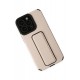 Newface iPhone 14 Pro Max Kılıf Mega Standlı Silikon - Gold Newface iPhone 14 Pro Max Kılıf Mega Standlı Silikon - Gold