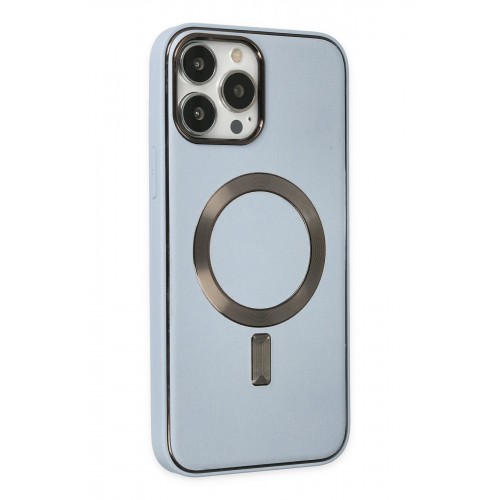 Newface iPhone 13 Pro Kılıf Coco Deri Magneticsafe Silikon - Sierra Blue Newface iPhone 13 Pro Kılıf Coco Deri Magneticsafe Silikon - Sierra Blue