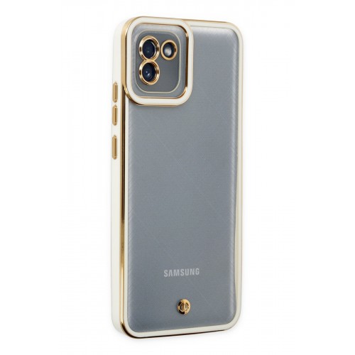 Newface Samsung Galaxy A03 Kılıf Liva Lens Silikon - Beyaz Newface Samsung Galaxy A03 Kılıf Liva Lens Silikon - Beyaz