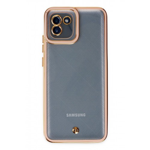 Newface Samsung Galaxy A03 Kılıf Liva Lens Silikon - Rose Newface Samsung Galaxy A03 Kılıf Liva Lens Silikon - Rose