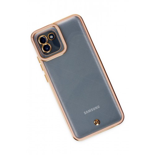 Newface Samsung Galaxy A03 Kılıf Liva Lens Silikon - Rose Newface Samsung Galaxy A03 Kılıf Liva Lens Silikon - Rose