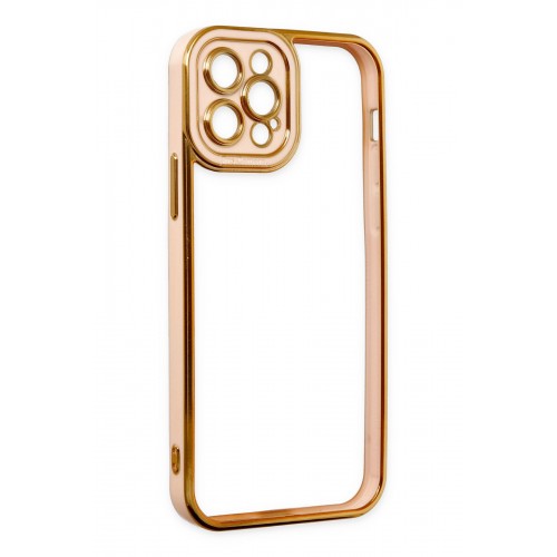 Newface iPhone 12 Pro Max Kılıf Liva Lens Silikon - Rose Newface iPhone 12 Pro Max Kılıf Liva Lens Silikon - Rose