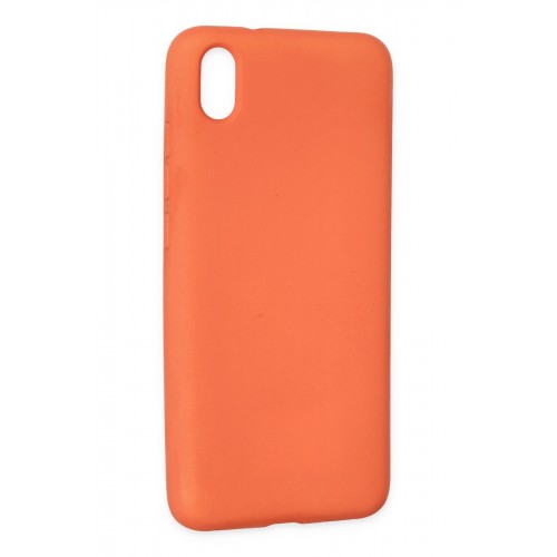 Newface Xiaomi Redmi 7A Kılıf Nano içi Kadife Silikon - Turuncu Newface Xiaomi Redmi 7A Kılıf Nano içi Kadife Silikon - Turuncu